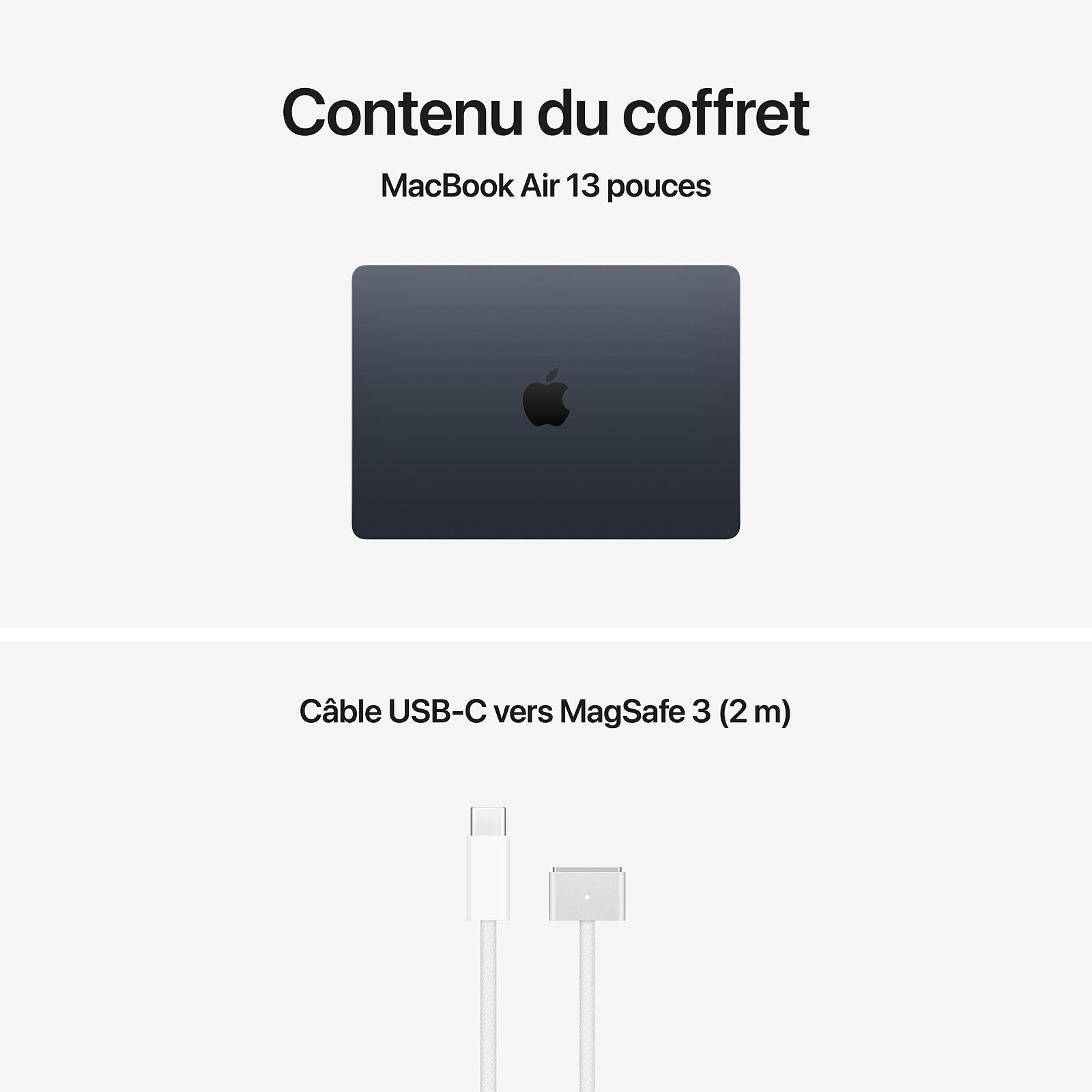 Apple MacBook Air M5 13 pouces (2026) Minuit 24 Go/1 To (MDHG4FN/A)