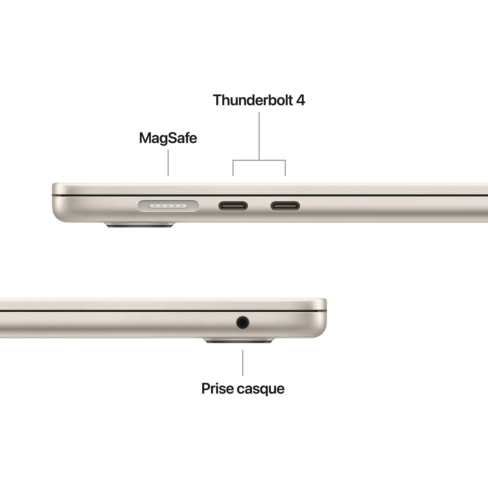Apple MacBook Air M5 15 pouces (2026) Lumière Stellaire 24 Go/1 To (MDVF4FN/A)