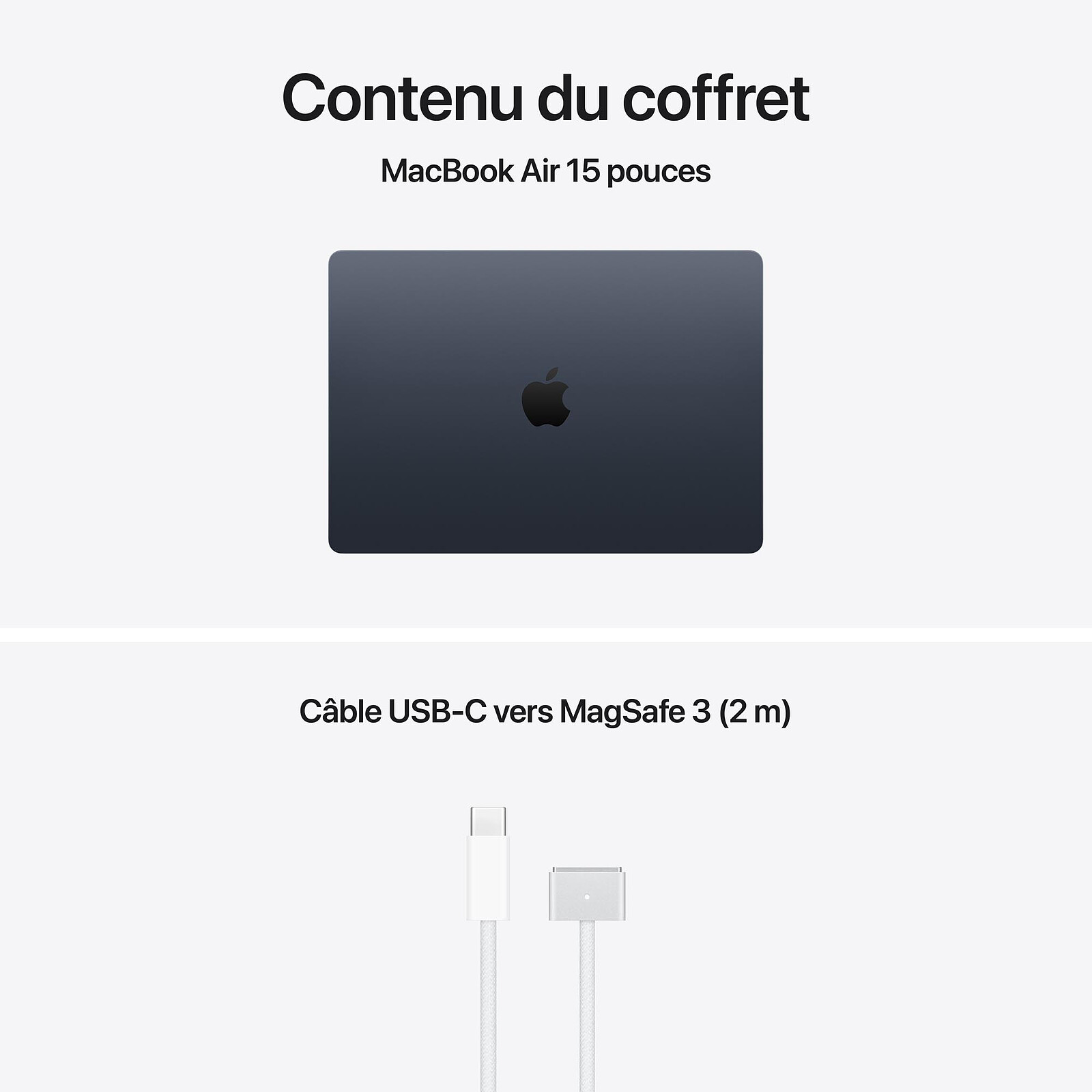 Apple MacBook Air M5 15 pouces (2026) Minuit 24 Go/4 To (MDVN4FN/A-4TB)