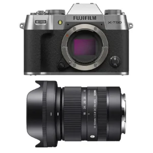 FUJIFILM X-T50 Silver + SIGMA 18-50
