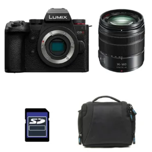PANASONIC LUMIX G9 II Noir + 14-140 + Sac et Carte SD 4 Go