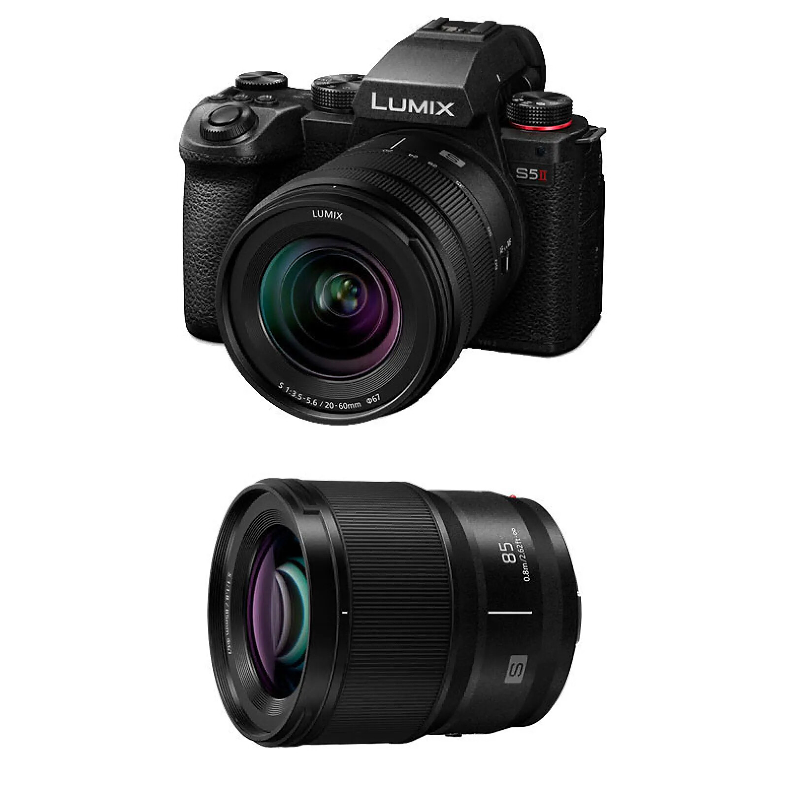 PANASONIC LUMIX S5 MARK II + 20-60mm f/3.5-5.6 + 85mm f/1.8 - Home electrotech PANASONIC LUMIX S5 MARK II + 20-60mm f/3.5-5.6 + 85mm f/1.8