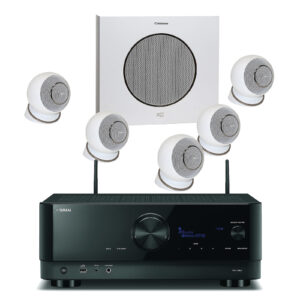 Yamaha RX-V6A Noir + Cabasse Eole 4 Blanc